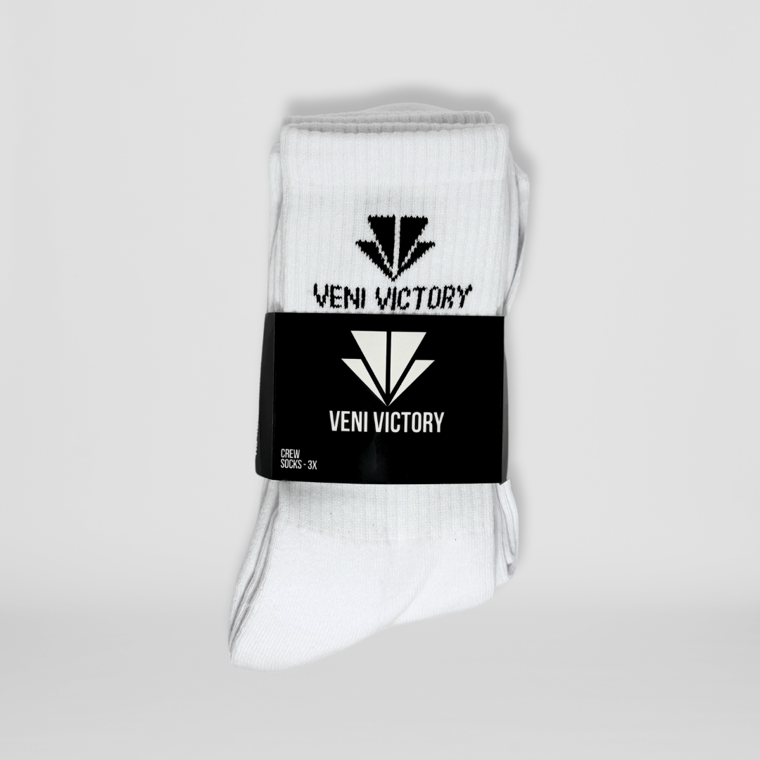 Veni Victory Crewsocks Tennissocken weiss