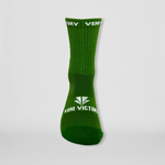 Footballsocks in grün mit verstärktem Spann und Ferse für maximalen Komfort im Training.